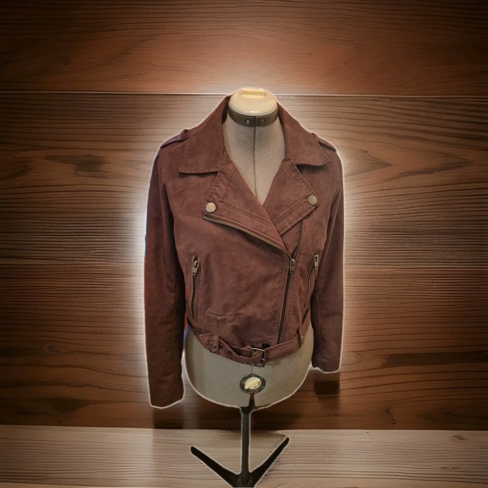 American Rag Purple‎ Suede  Jacket Woman's Medium